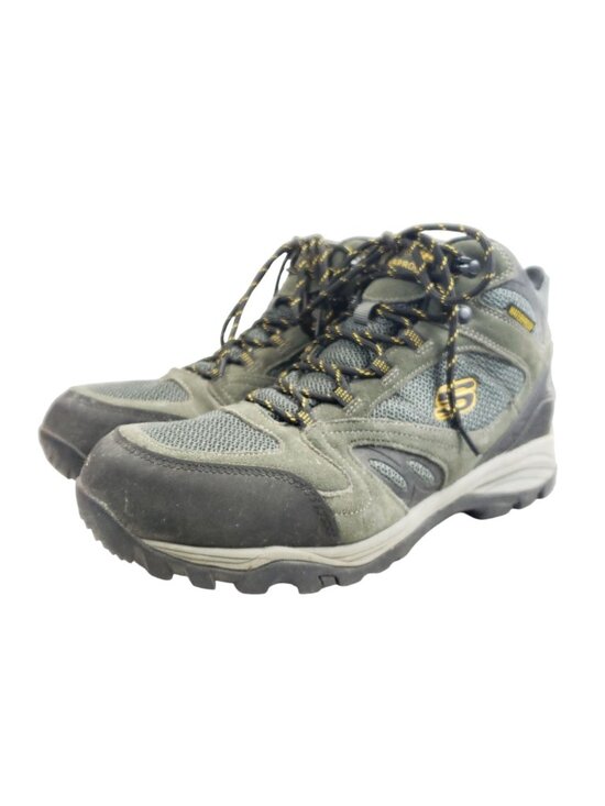 Skechers Mens Size 12 Rolton Elero Hiking Boots Leather Gray/Black main image 4